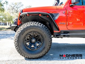 Jeep Wrangler JL Fender Flare - Front - Rugged Ridge - Metal Max Jeep Wrangler JL Fender Flare - Front - Rugged Ridge - Metal Max